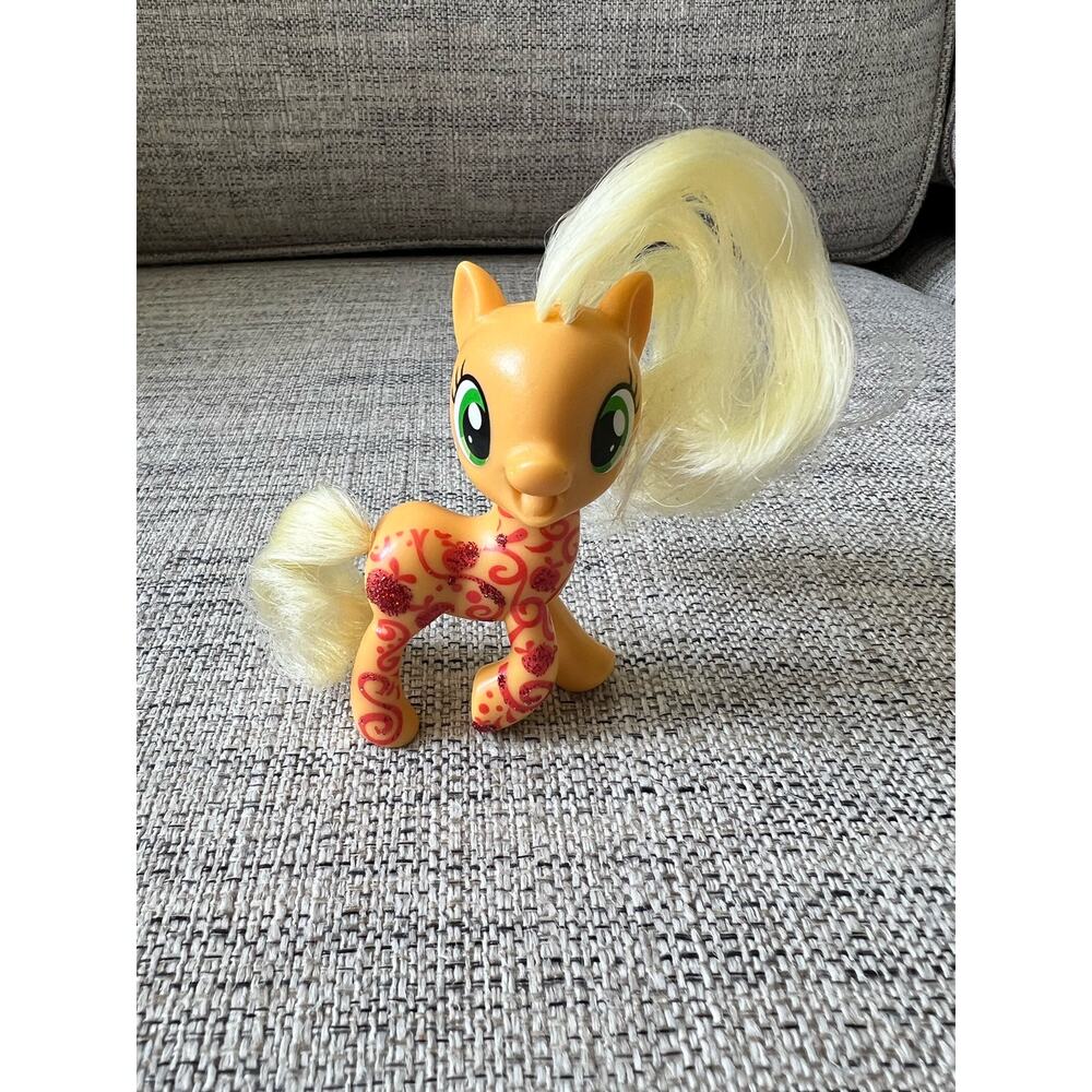 My Little Pony MLP Applejack Friendship is Magic Brushable 2016 Glitter